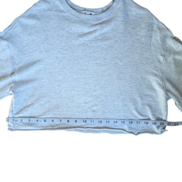 Garage Light Grey Soft Long Sleeve Top Women Size Medium - Picture 6 of 11